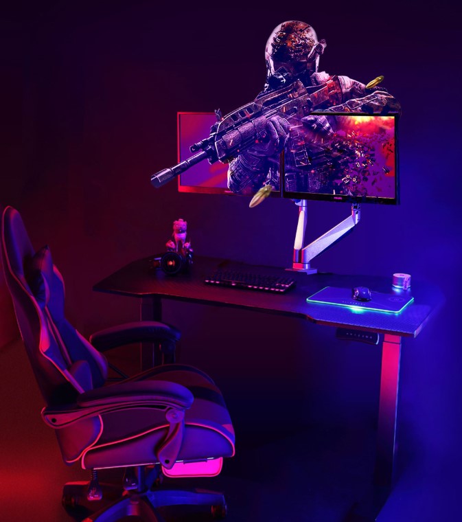 Loctek Electric Standing Desk for Gamers