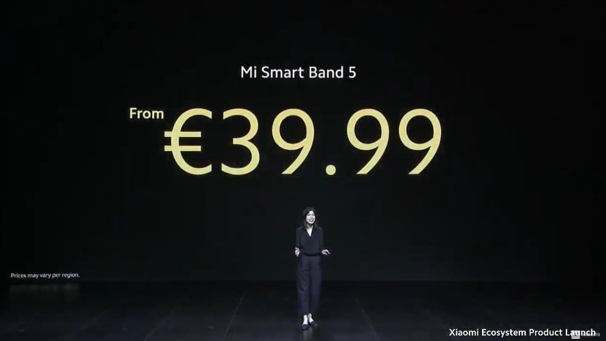 Mi Smart Band 5 price
