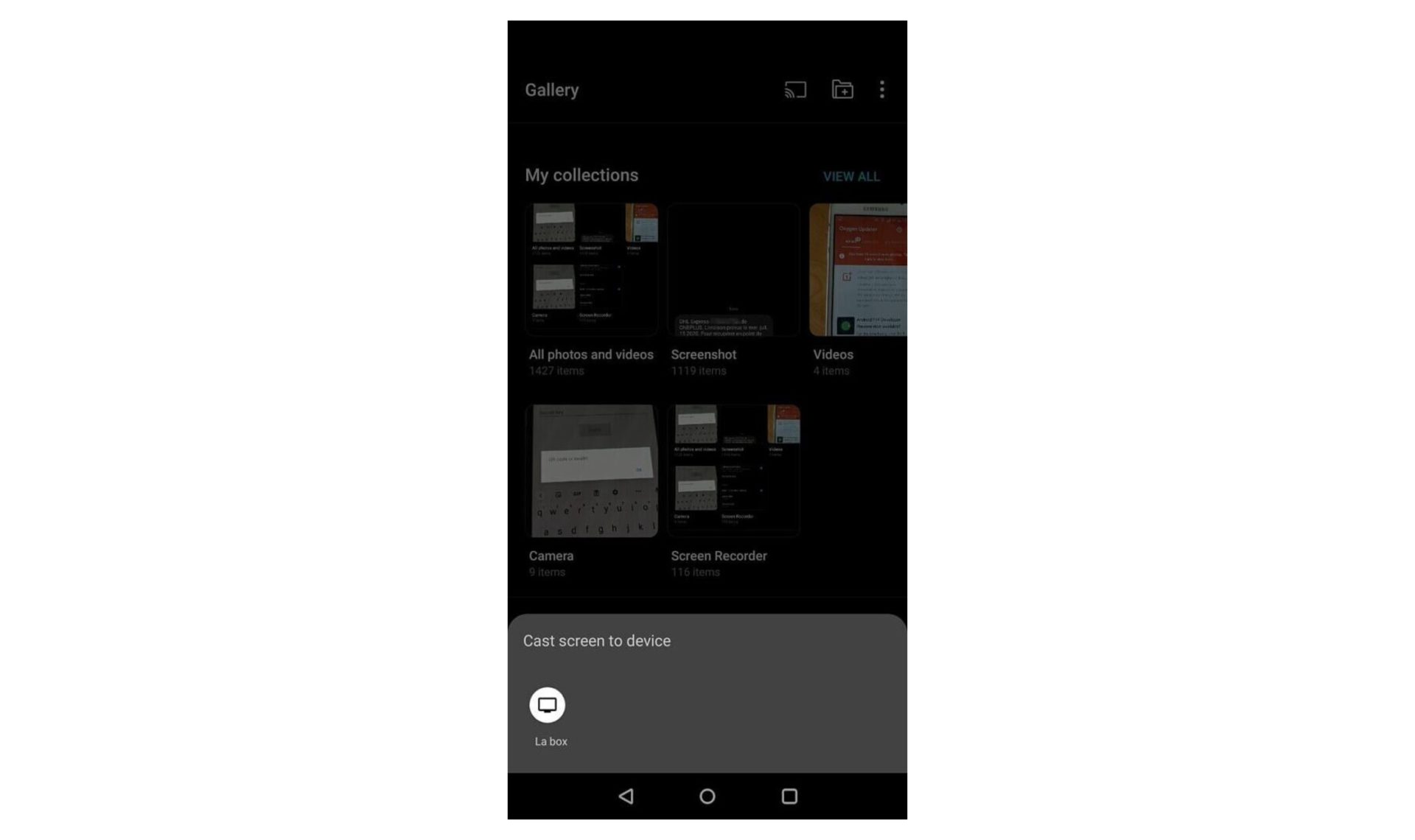 [Download APK] OnePlus Gallery v3.12.33 adds casting option - Gizmochina