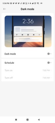 Poco X2 Light Mode