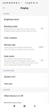 Poco X2 Light Mode - Display