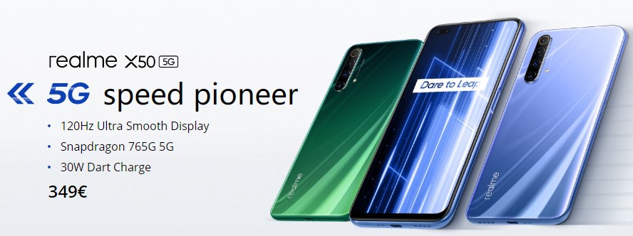 Realme X50 5G Europe