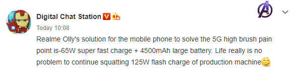 Realme new series phone has 4,500mAh batery