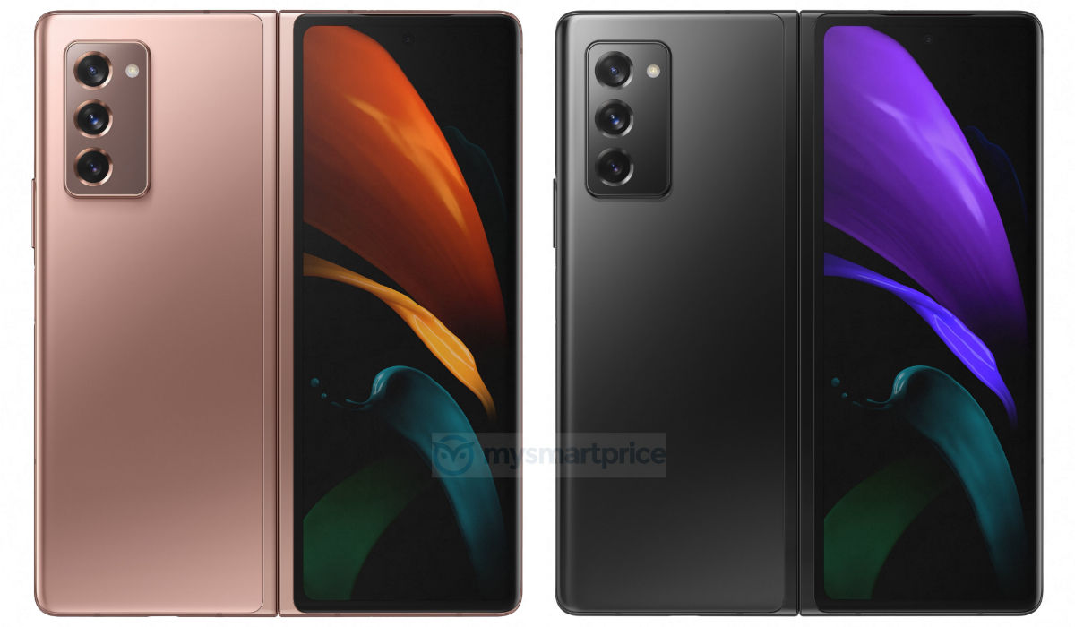 Samsung Galaxy Z Fold 2 Press Renders Leaked To Reveal Design In Full Glory Gizmochina