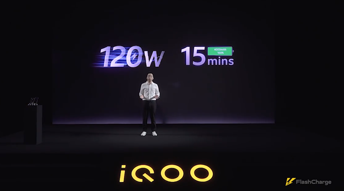 iQOO 120W ultra-fast charging