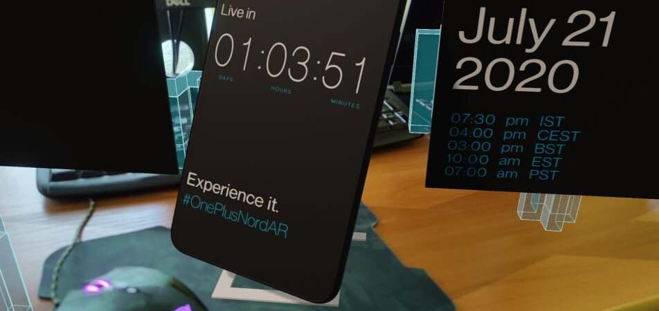 Here is how to watch the OnePlus Nord AR launch event live stream