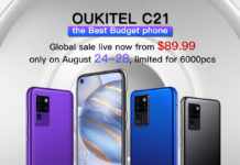 Oukitel C21 budget smartphone starts retailing for $89.99 oukitel c21