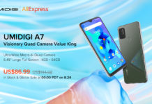Umidigi A7 smartphone with 6.49-inch display, and AI-Quad camera launched for $89.99; UWatch 2S also makes debut umidigi a7