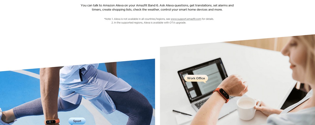 Amazfit Band 6 Gets Listed On Aliexpress A Mi Band 5 With Spo2 Monitoring And Amazon Alexa Gizmochina