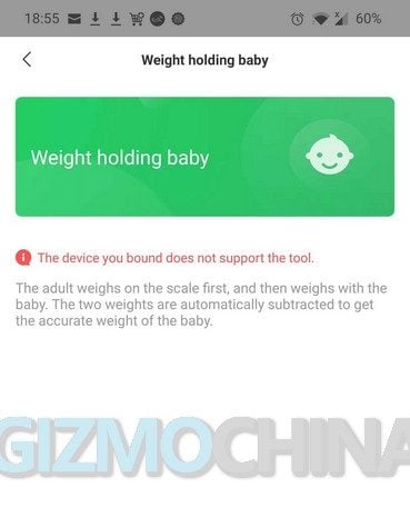 Amazfit Smart Scale - Weight holding baby