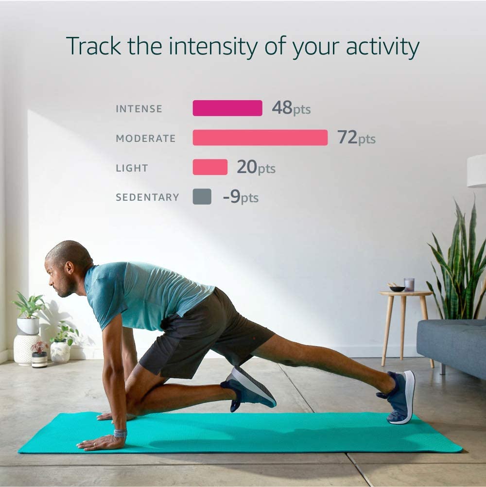 Amazon Halo is a lifestyle tracker that lacks a screen and has a