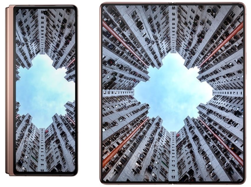 z fold 2 display size