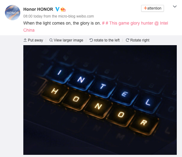 Honor Gaming Laptop Teaser'ı
