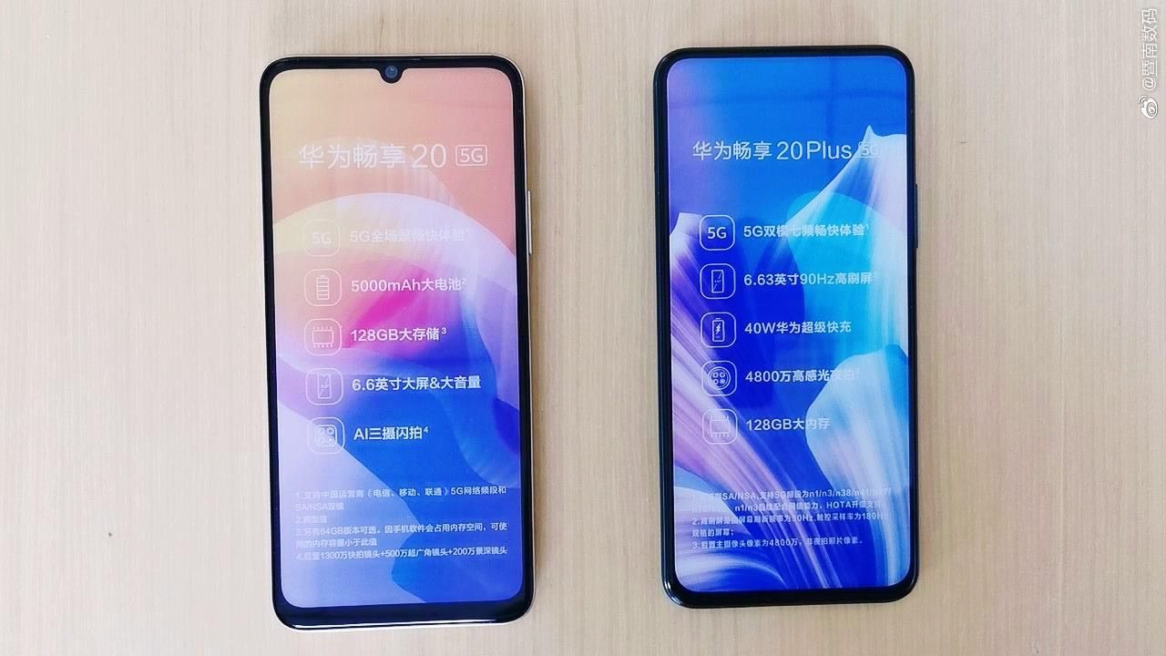 Huawei Enjoy 20 and Enjoy 20 Plus live shots