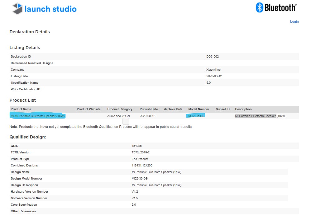 Mi Portable Bluetooth Speaker (16W)