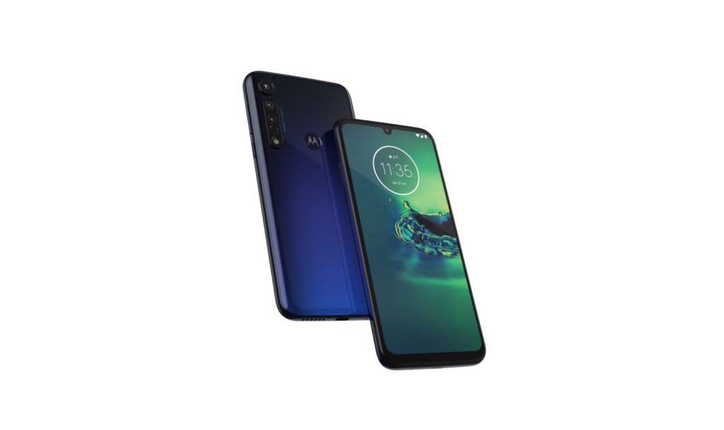 Motorola Moto G8 Plus Cosmic Blue Featured