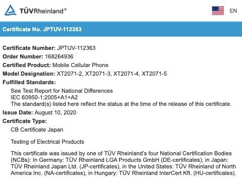 Motorola Razr 5G TUV certification reveals battery size with 18W fast charging 4