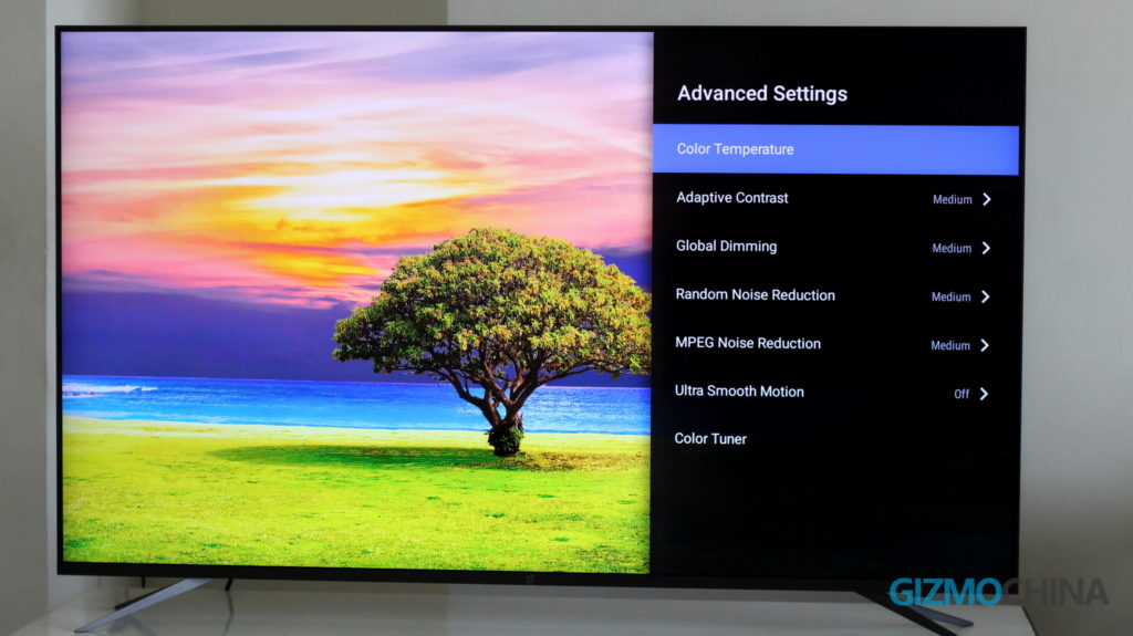 OnePlus TV U1 Advanced Settings Picture