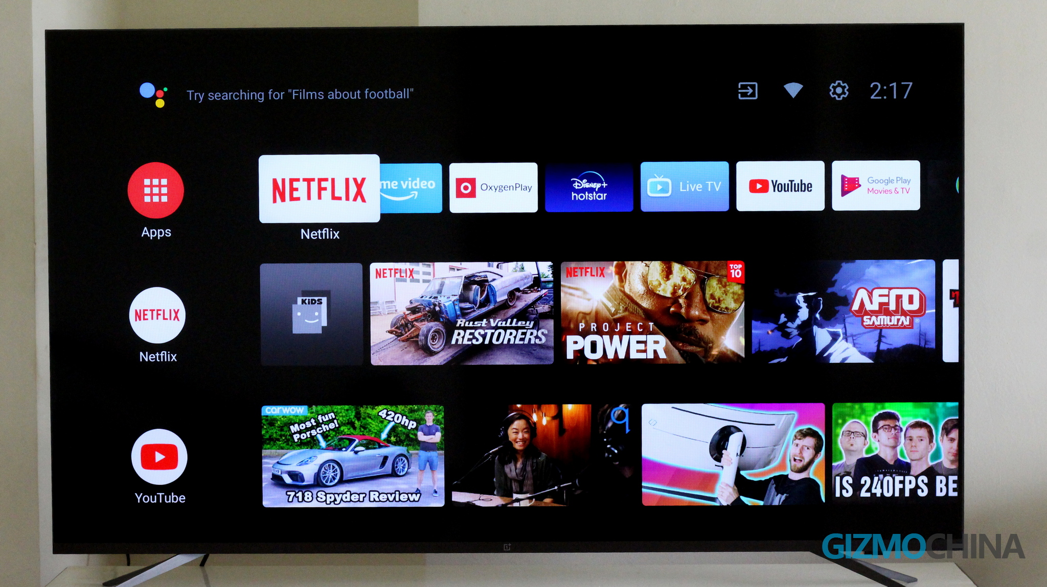   OnePlus TV U1 Android TV presentado 