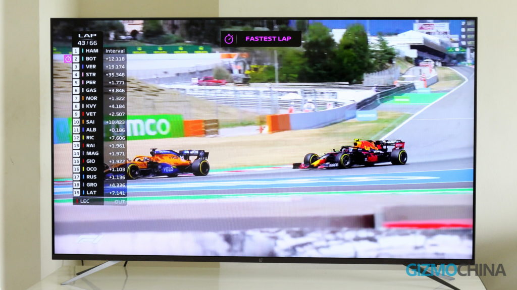 OnePlus TV U1 MEMC turned off