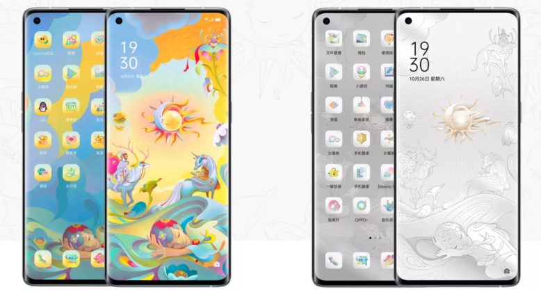 Oppo Reno 4 Pro Artist Limited Edition Themes