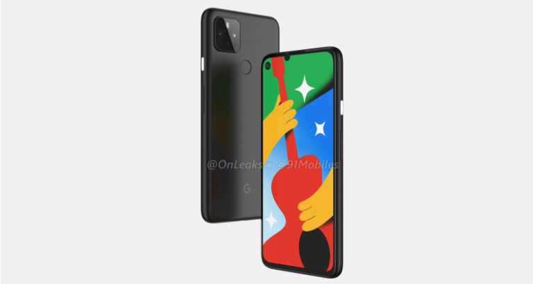 Pixel 4a 5G render