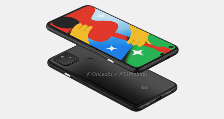 Renders of the Pixel 4a 5G show a practically identical design to the ...