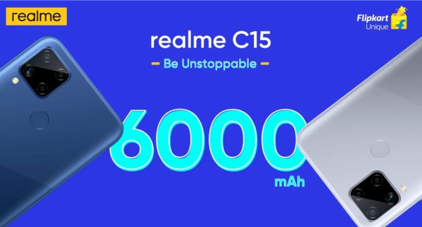 Realme C15 teaser
