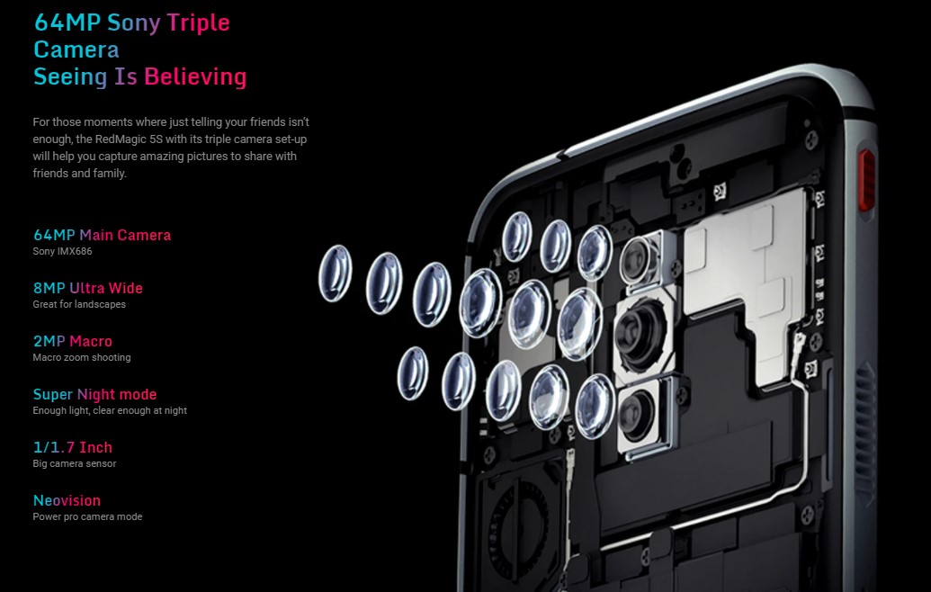 Red Magic 5G triple camera