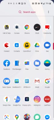 OnePlus OxygenOS 11 Light Mode