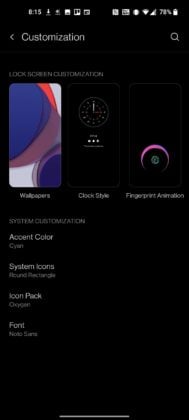 OnePlus OxygenOS 11 Dark Mode