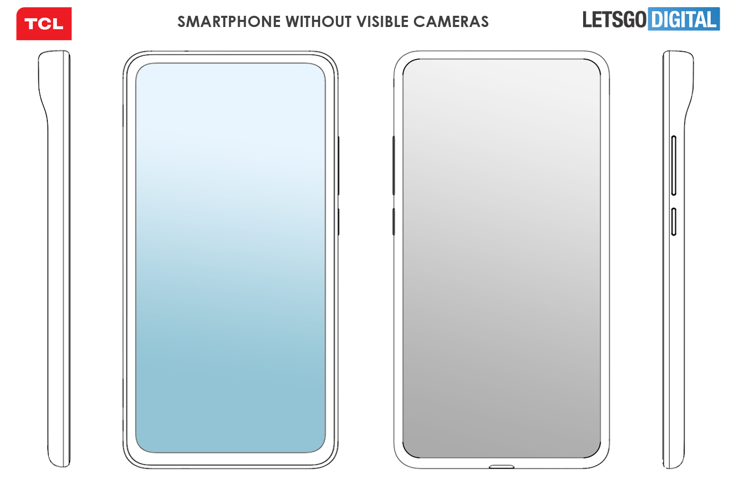 TCL Invisible Camera Smartphone Patent