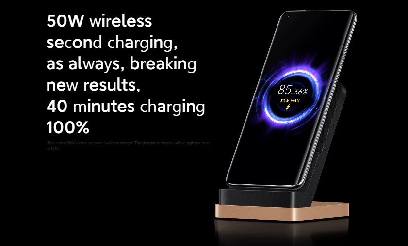 Xiaomi Mi 10 Ultra charging