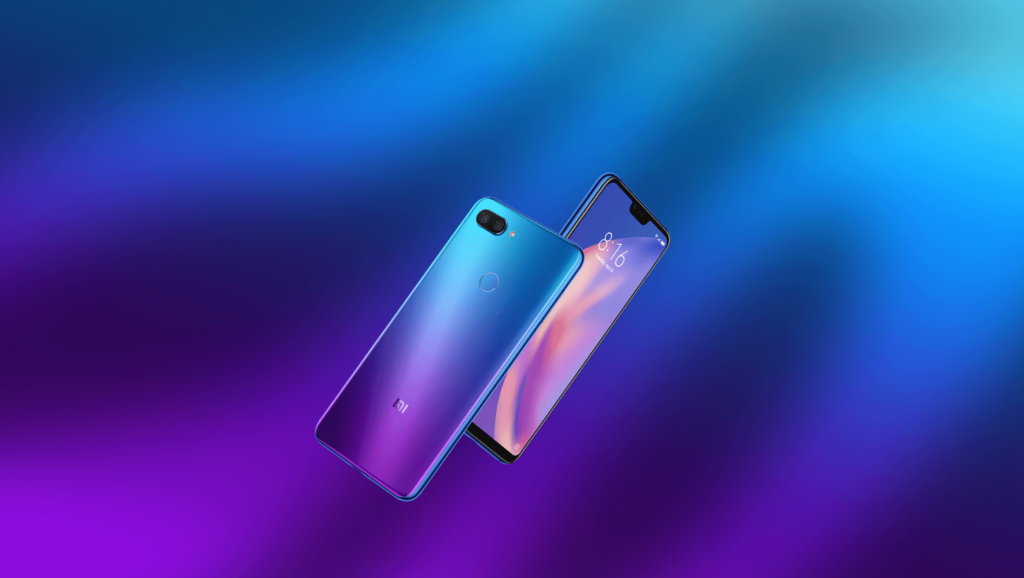 Xiaomi Mi 8 Lite Aurora Blue Featured