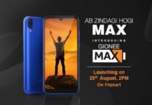 Gionee Max key specs and design officially revealed ahead of August 25 launch Gionee Max