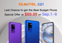 Get Oukitel C21 for the discount price of $89.99 – Hurry up, offer expiring soon!