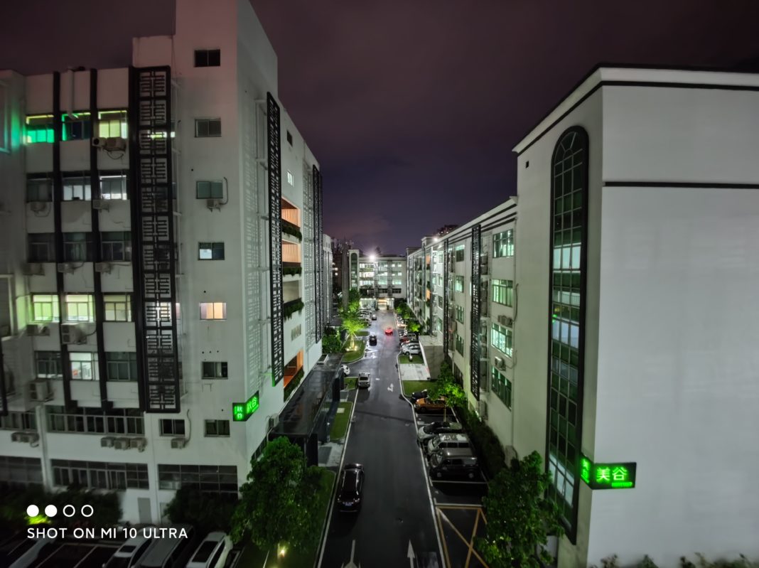 wide-angle night mode