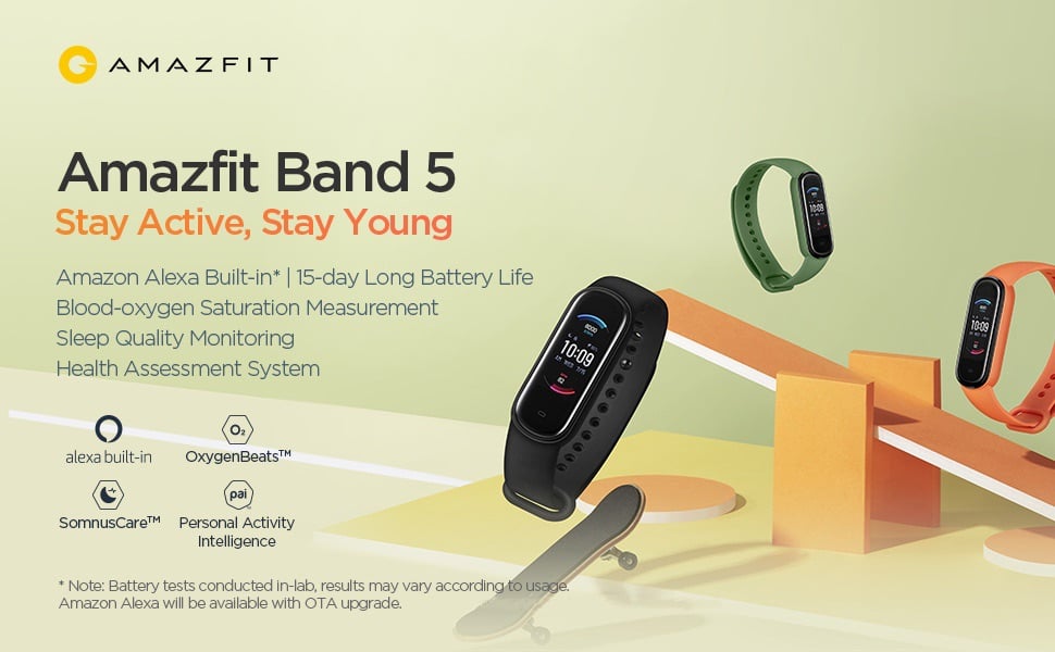 Amazfit Band 5 launches as an upgraded and more expensive Mi Band 5 -  Gizmochina