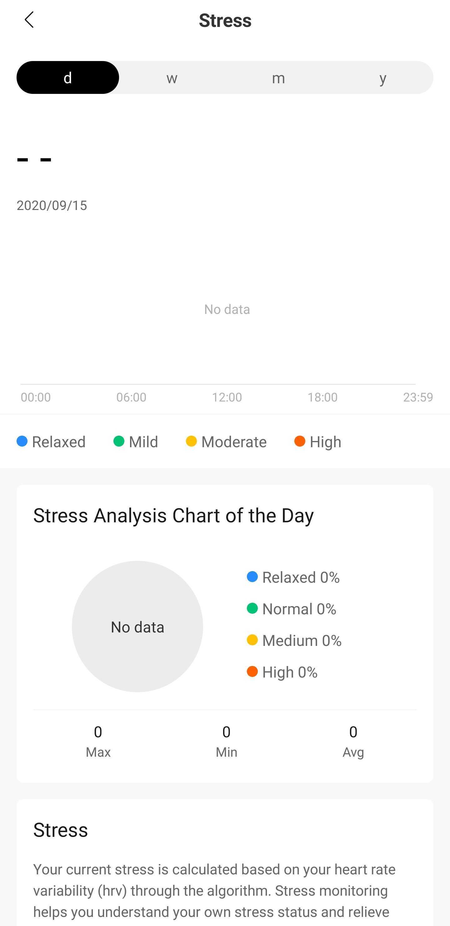 Amazfit Zepp Stress Monitoring