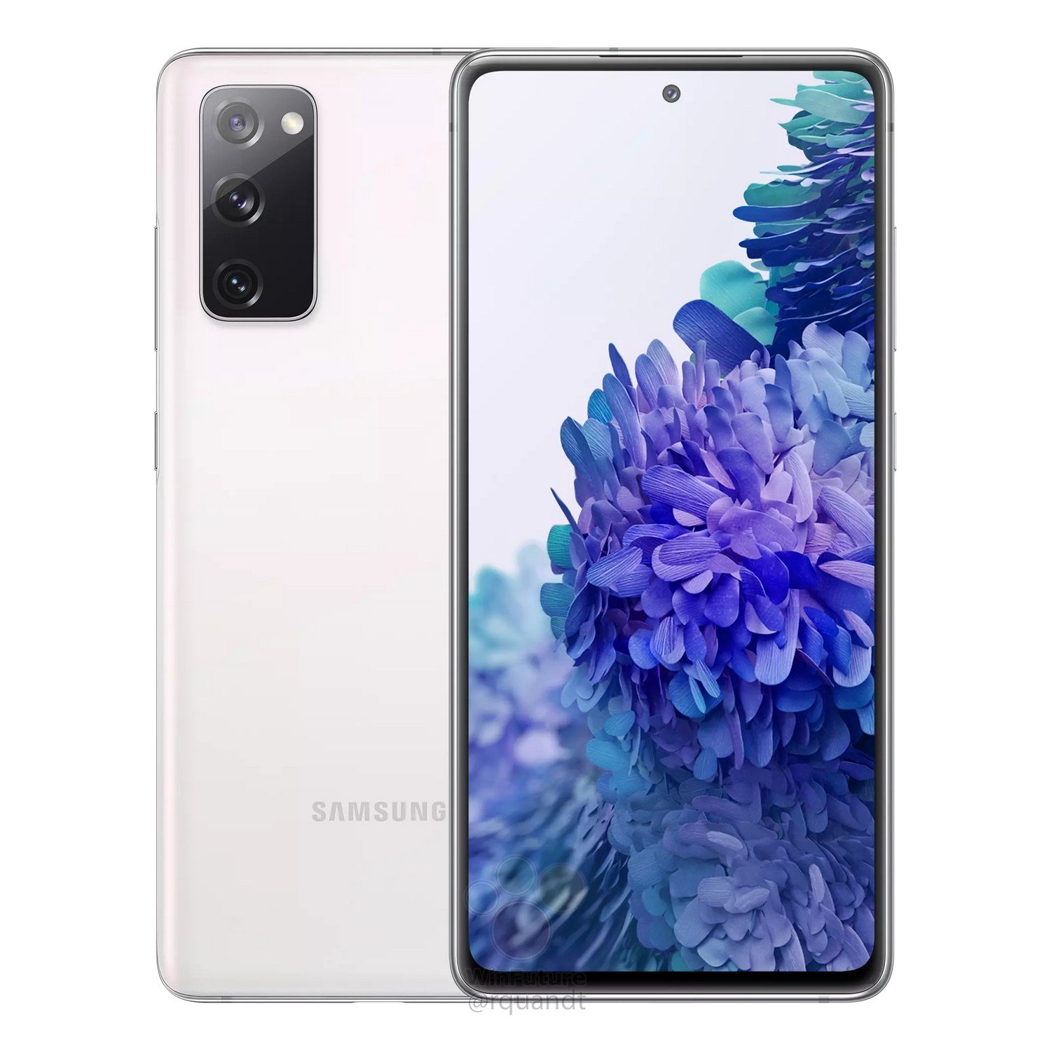 Galaxy S20 FE White Render Leak