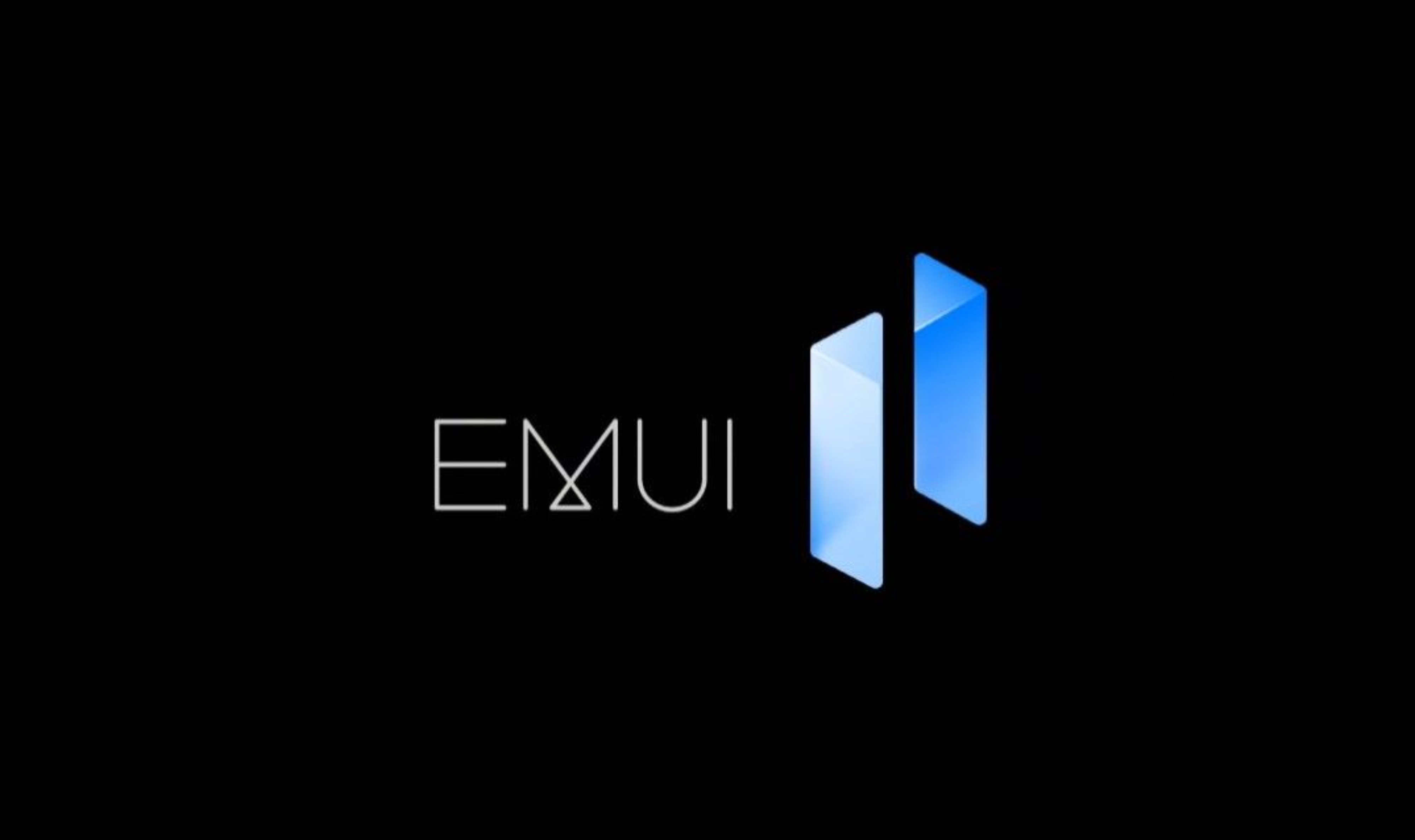 Logotipo de HUAWEI EMUI 11 en primer plano