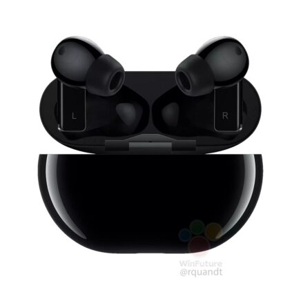 HUAWEI FreeBuds Pro Black Render Leak 03
