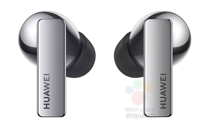 HUAWEI FreeBuds Pro Silver Render Leak 02