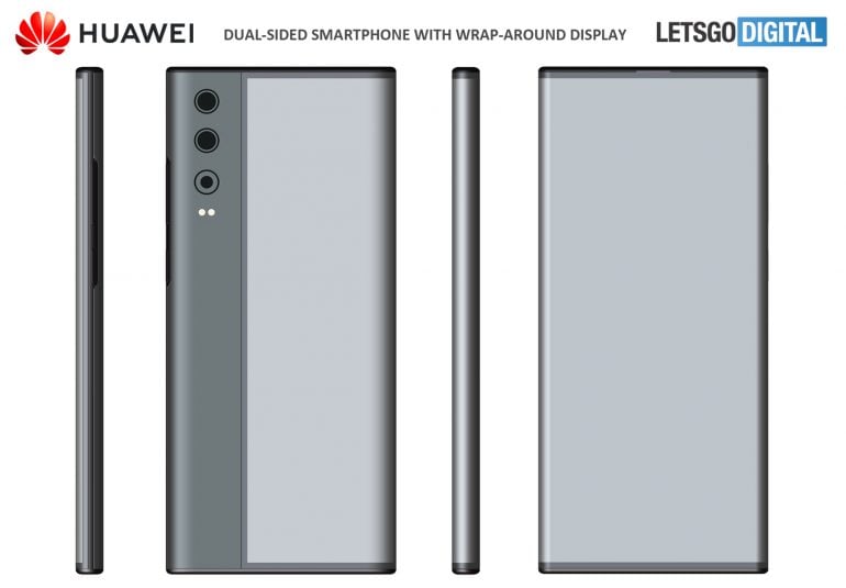 Huawei Wrap-Around Display Smartphone Patent