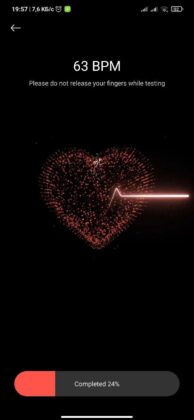 MIUI Health app’s heart rate monitoring feature uses phone’s camera and LED flash 6 MIUI Health Heart Rate Monitoring 02