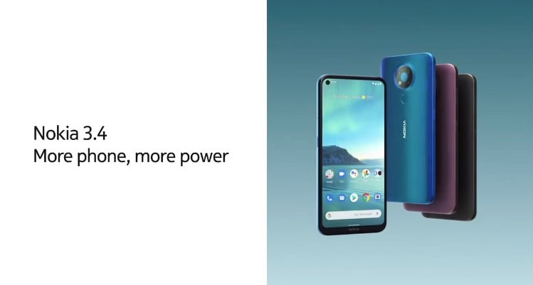 Upcoming Smartphones in February 2021: Huawei, Xiaomi, Samsung, Nokia, & a lot more! 13 Nokia 3.4