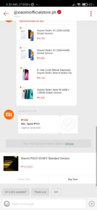 POCO X3 NFC Standard Version Shopee