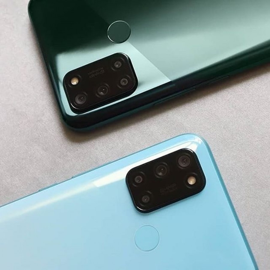 New Realme 7i: four cameras, perforated screen, and large ...