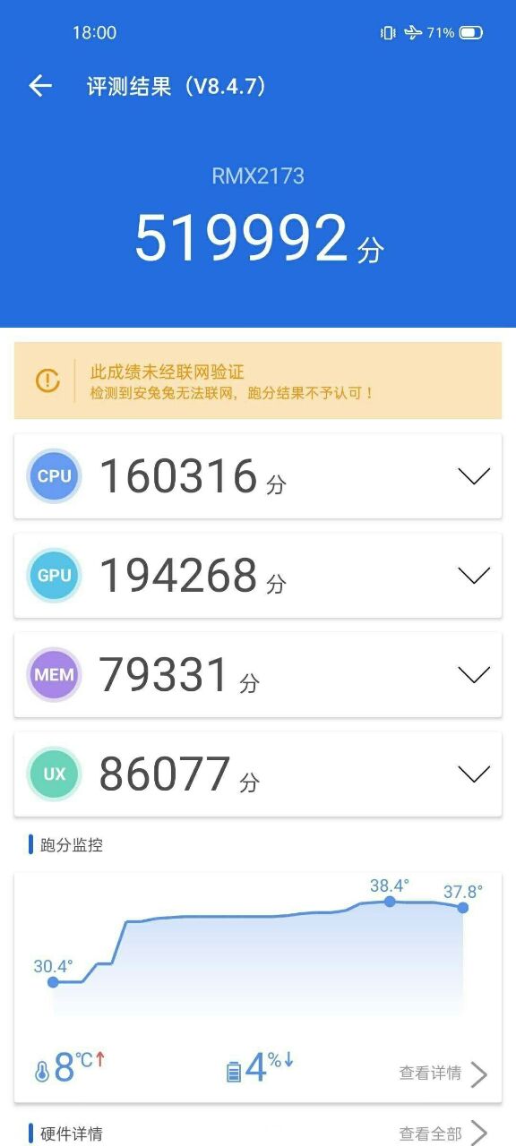 Realme RMX2173 AnTuTU