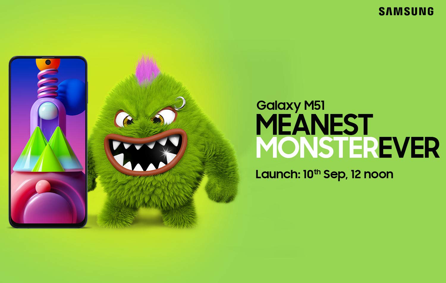 Samsung Galaxy M51 September 10 India Launch